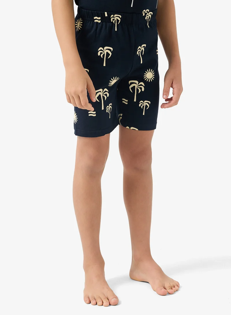 Pinata  Tropical Print Tshirt-Short Set for Men | Best Price UAE